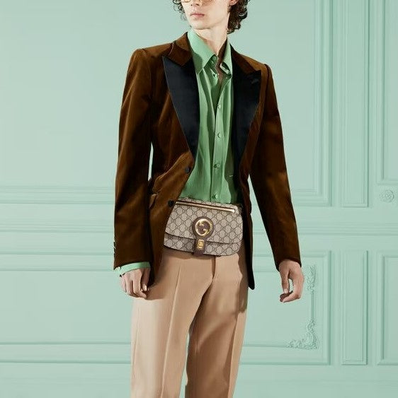 Gucci Blondie GG Supreme belt bag 24x4x5cm