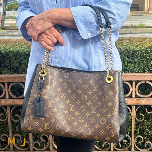 LOUIS VUITTON Monogram Surene MM Caramel 37x26x15cm