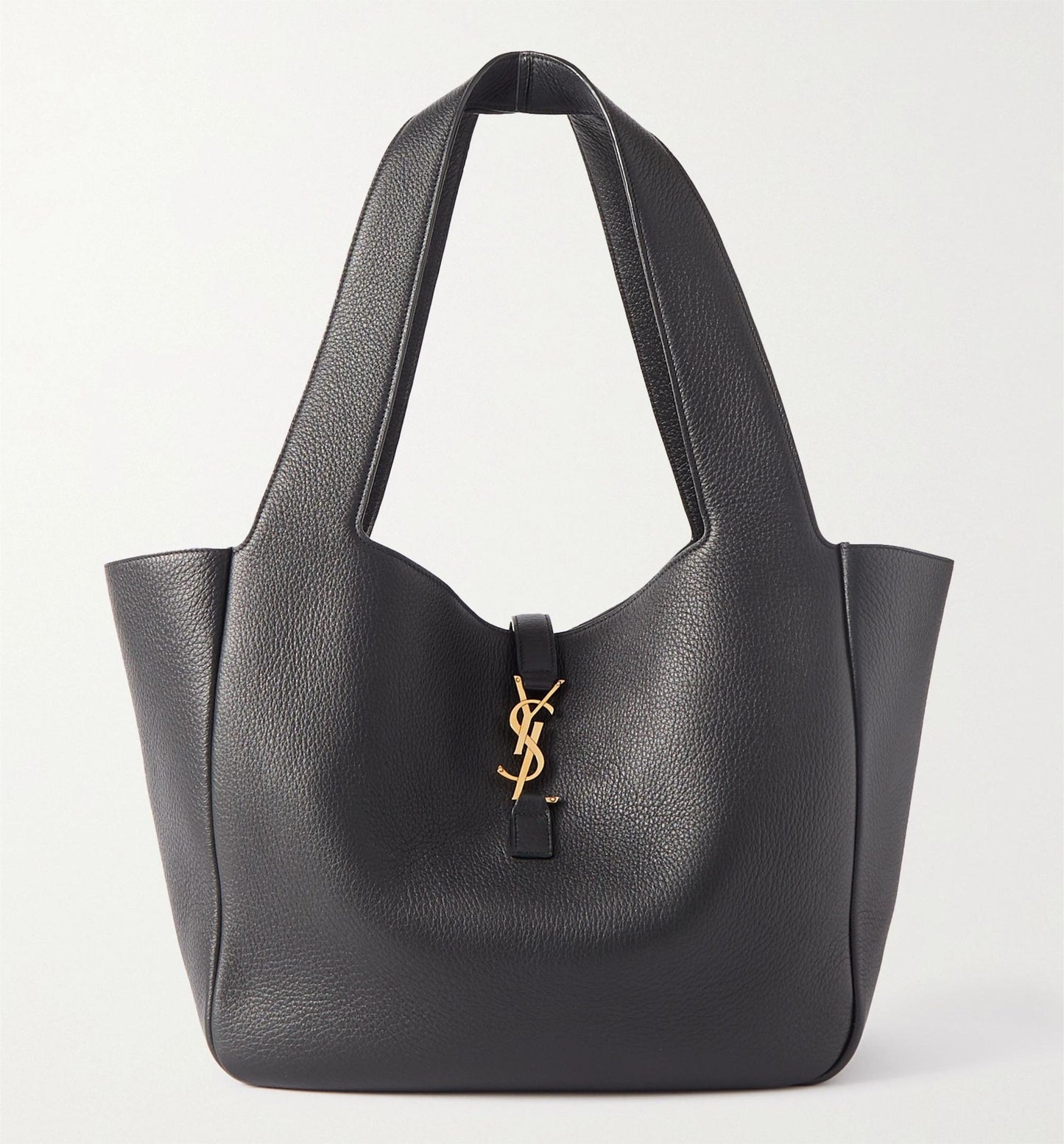 SAINT LAURENT Le 5 à 7 textured-leather tote