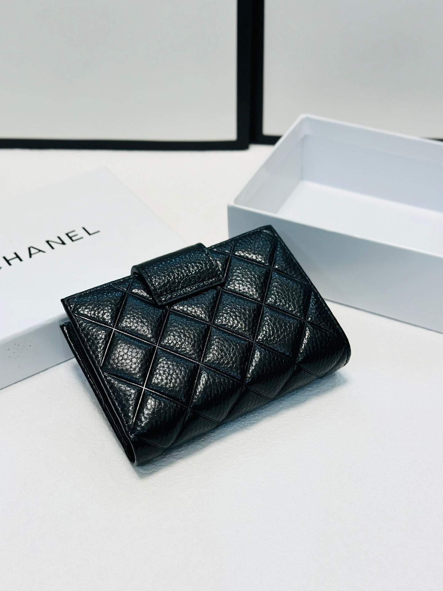Gucci Black Short Wallet Mini Purse - 12x10cm