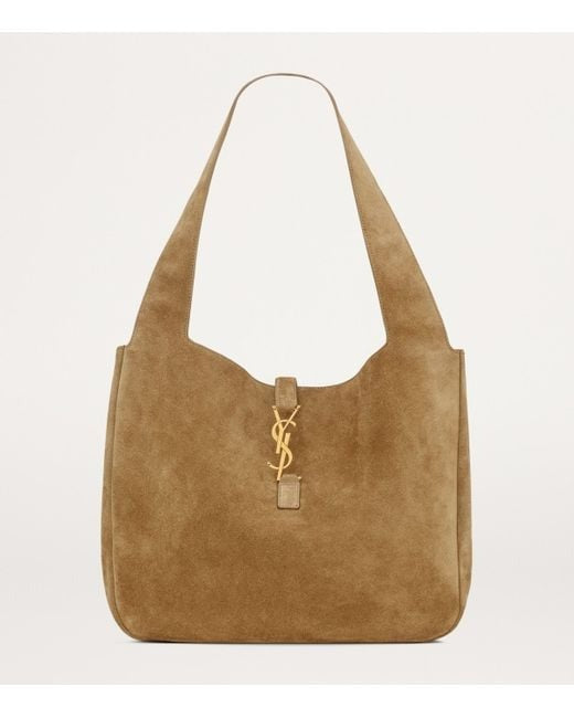 Saint Laurent Women's Brown Suede Bea Tote Bag