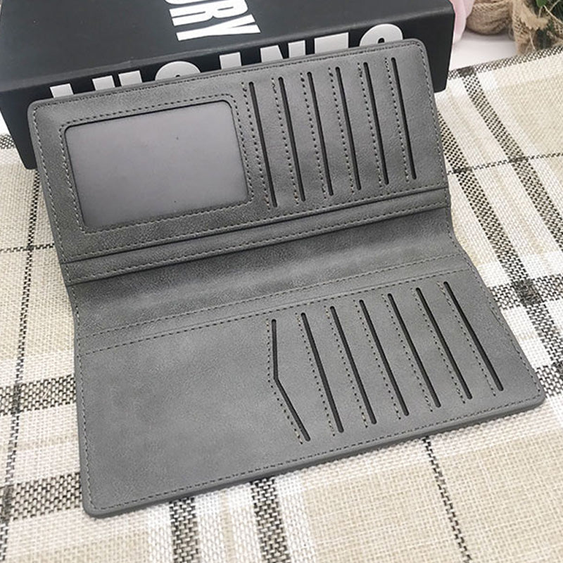 Long Wallet Leather With Personalized Photo Women's Wallet