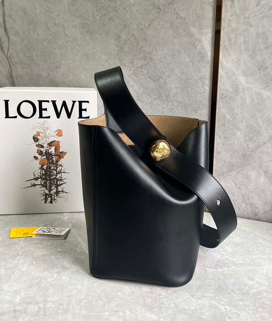 Loewe Women's Black Pebble Bucket Mini