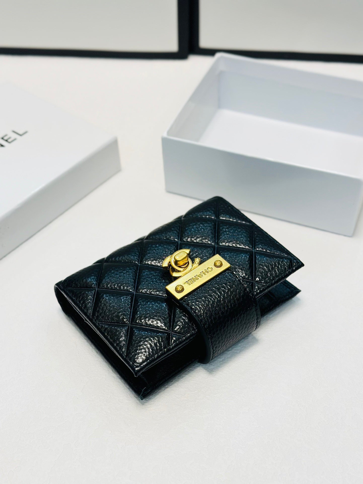 Gucci Black Short Wallet Mini Purse - 12x10cm